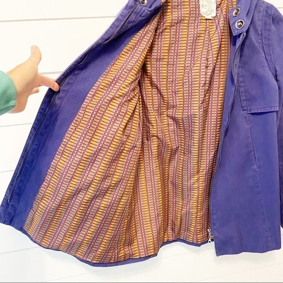 Tulle by Anthropologie | Purple Light Weight Hooded Jacket Size Small - Picture 8 of 14